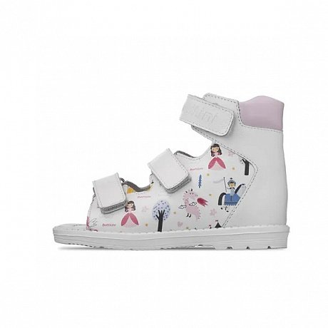 Сандалии Bottilini для девочек SO-430(55) белый/замок. Изображение 3 из 4