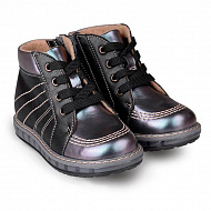 Ботинки Тапибу утепленные для девочек FT-23002.15-OL01O.01 зебра/черные.