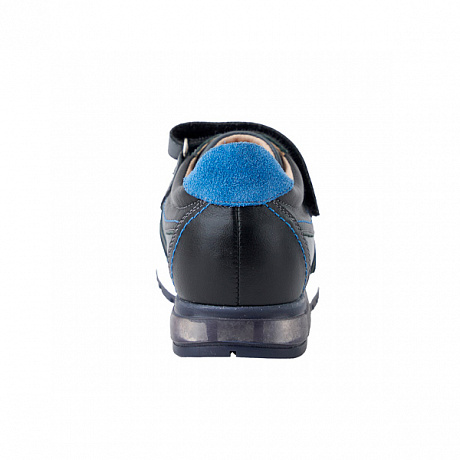 Кроссовки ортопедические Твики для мальчиков TW-435-1 черный/серый со светодиодами. Изображение 4 из 4