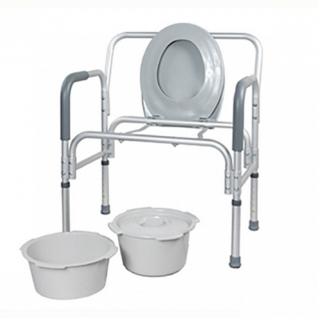 Кресло-туалет нескладное со спинкой 10589. Изображение 5 из 5